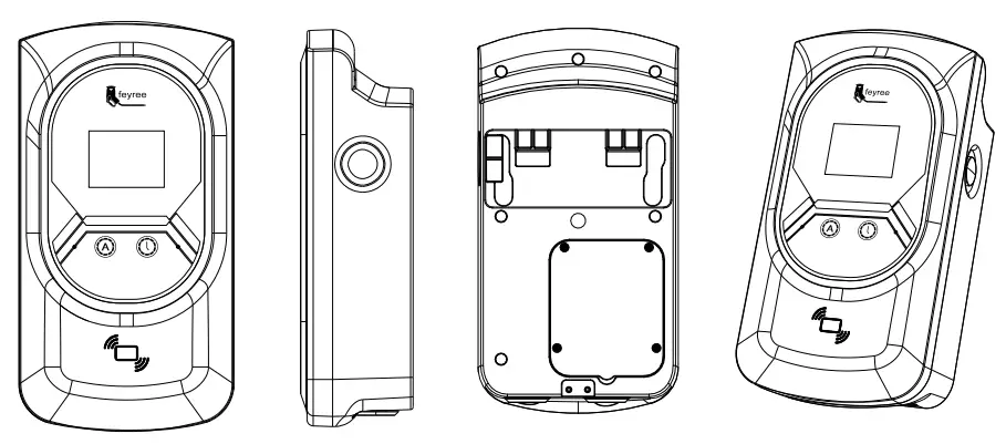 feyree SAE J1772 EV Charging Station - product structure