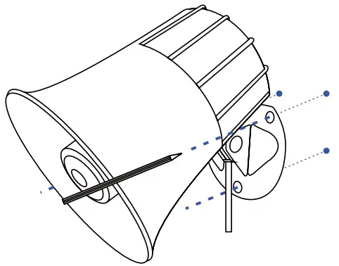 YOLINK YS7104-UC Outdoor Alarm Controller - Install the Siren