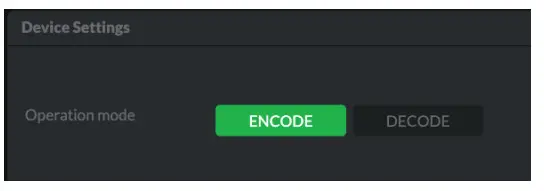 BirdDog Australia SDM NDI Decoder with DisplayPort - Device Settings