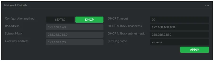 BirdDog Australia SDM NDI Decoder with DisplayPort - Network