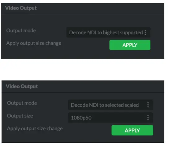 BirdDog Australia SDM NDI Decoder with DisplayPort - Output Mode