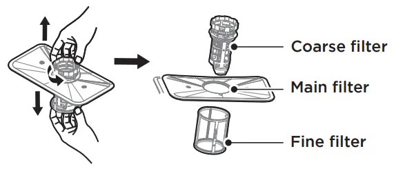 Midea MFW 10E4 S Dishwasher - filter1