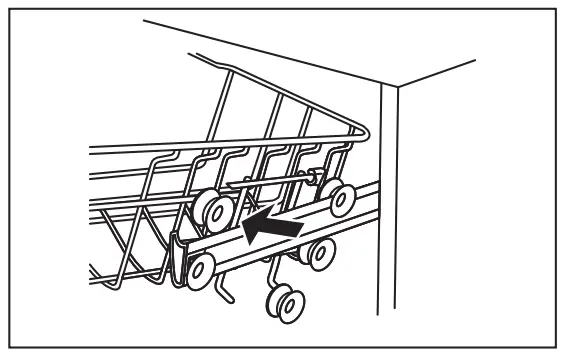 Midea MFW 10E4 S Dishwasher - lower position1