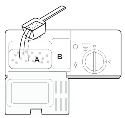 Midea MFW 10E4 S Dishwasher - open1