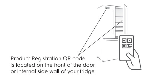 Westinghouse WQE5660 French Door Refrigerator - Door 1