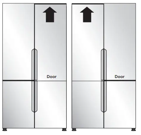 Westinghouse WQE5660 French Door Refrigerator - Door 14