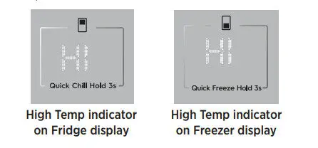 Westinghouse WQE5660 French Door Refrigerator - display