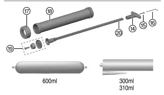 HILTI CD 4A22 Cordless Caulking Dispenser-fig-12