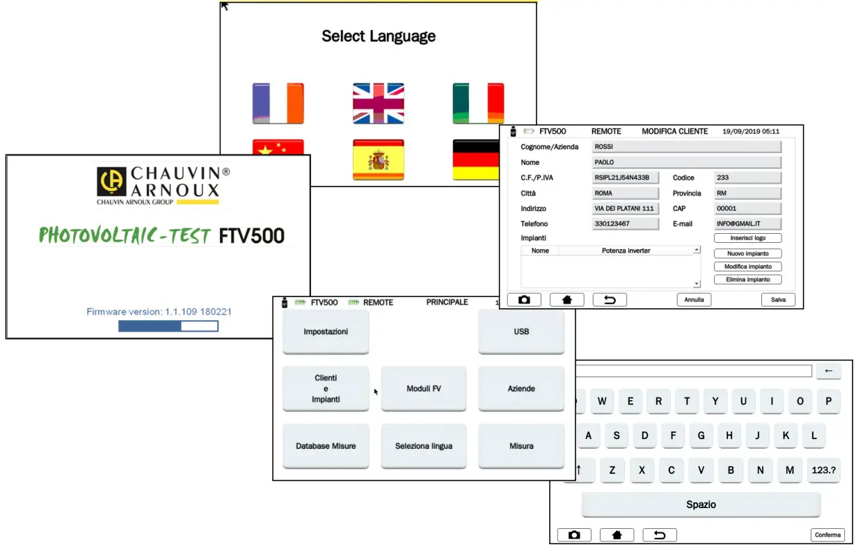 CHAUVIN ARNOUX FTV500 Photovoltaic Tester - fig 8