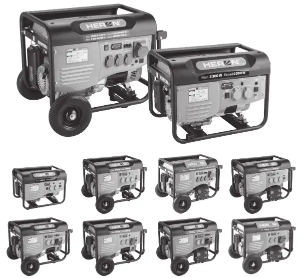 HERON 8896411 Gasoline Generators - Cover