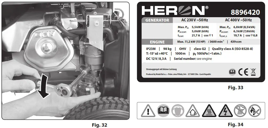 HERON 8896411 Gasoline Generators - Product Overview 24