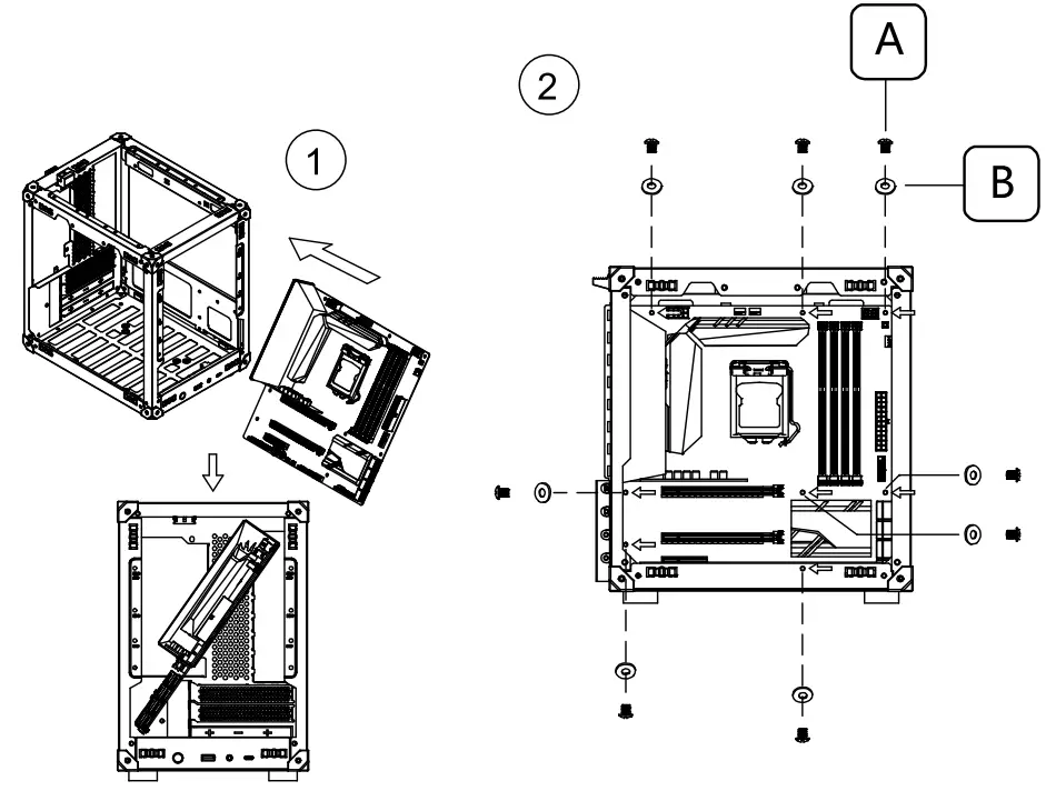 jONSBO C6 Mini Desktop PC Case - diagram 3
