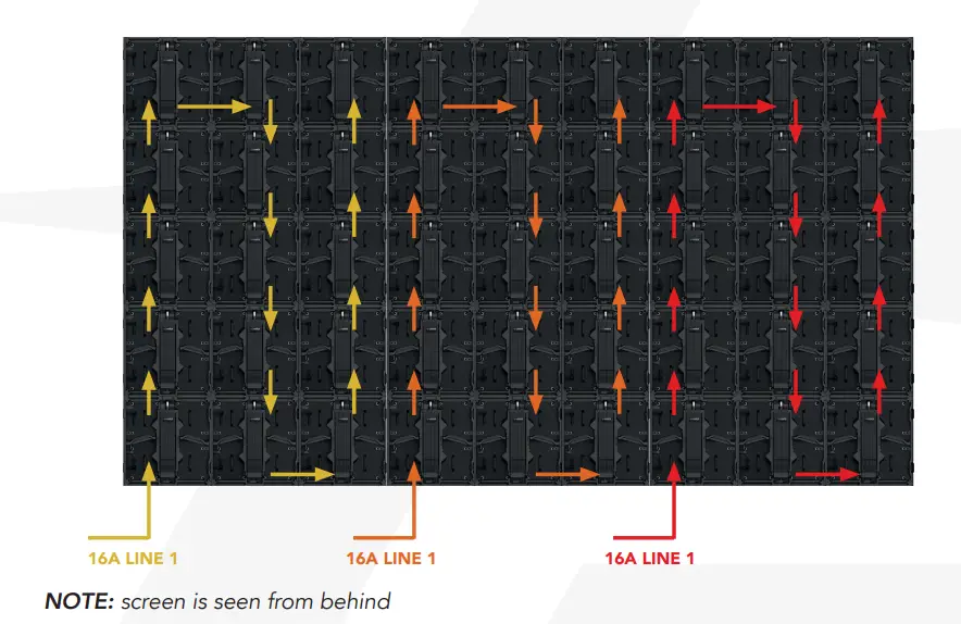 Power line schematics
