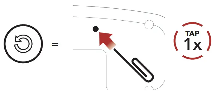 SENA 5S Motorcycle Bluetooth Communication System - Fault Reset