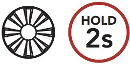 SENA 5S Motorcycle Bluetooth Communication System - Reject phone call