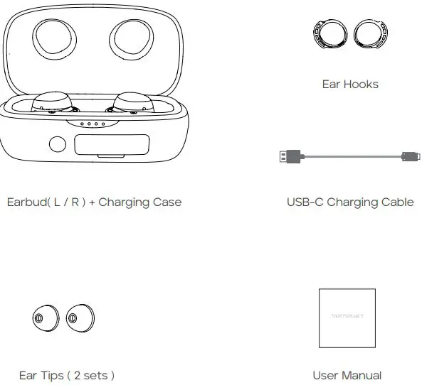 Tribit BTH92SC FlyBuds 3 True Wireless Earbuds-fig1