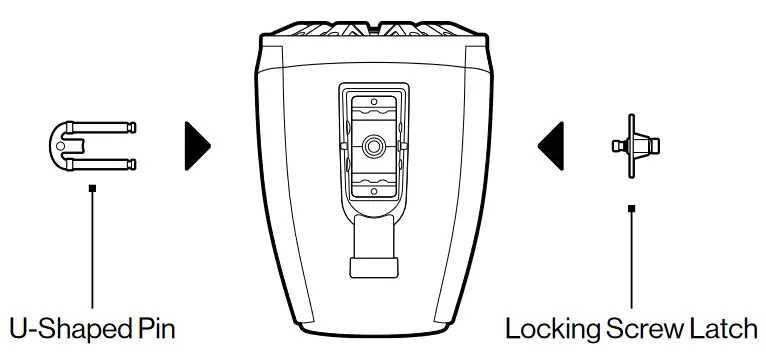 ECOXGEAR ExtremeTower T8 8 Inch Tower Speakers - Bottom Clamp