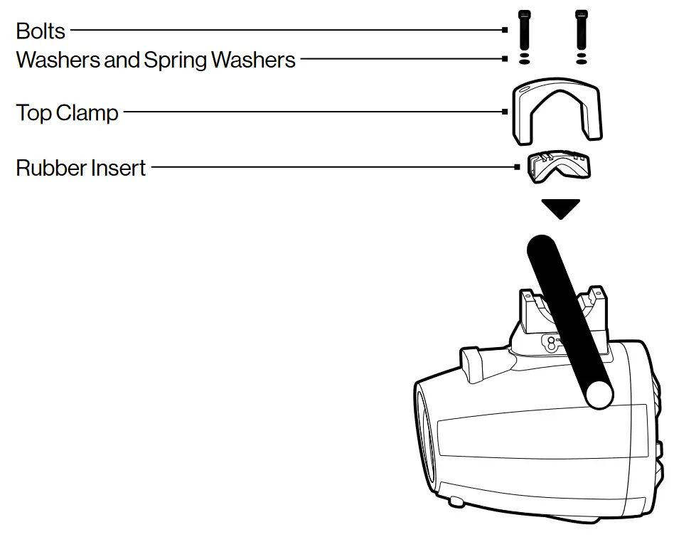 ECOXGEAR ExtremeTower T8 8 Inch Tower Speakers - Top Clamp