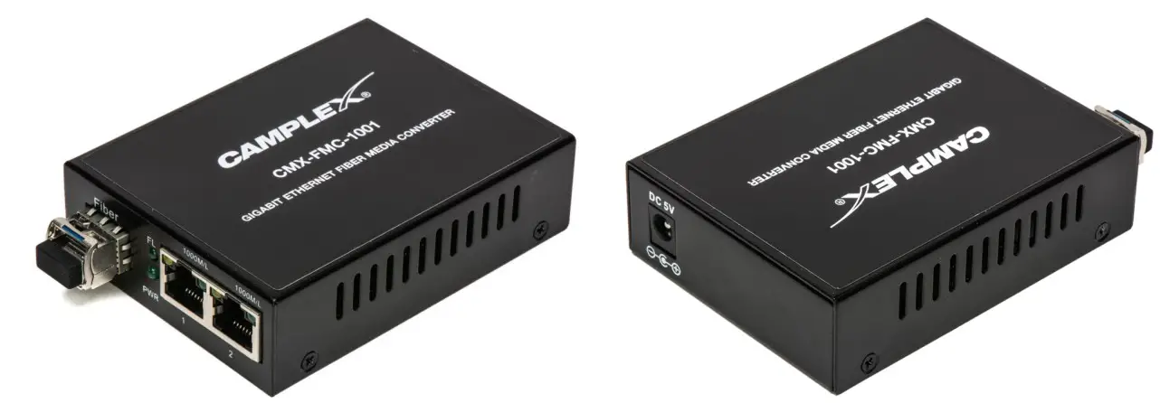 CAMPLEX CMX FMC 1001 Fiber Media Converter 