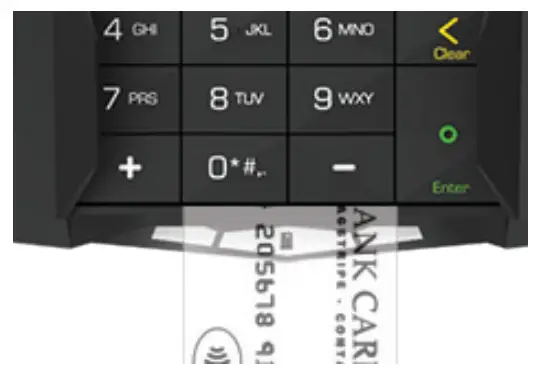 Ingenico Lane 8000 Payment Terminal -smart card