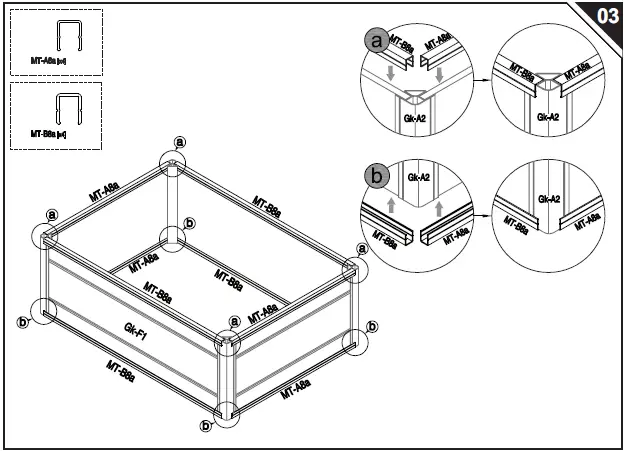 Outsunny 845-452V02 Plastic Raised Garden Planter 06
