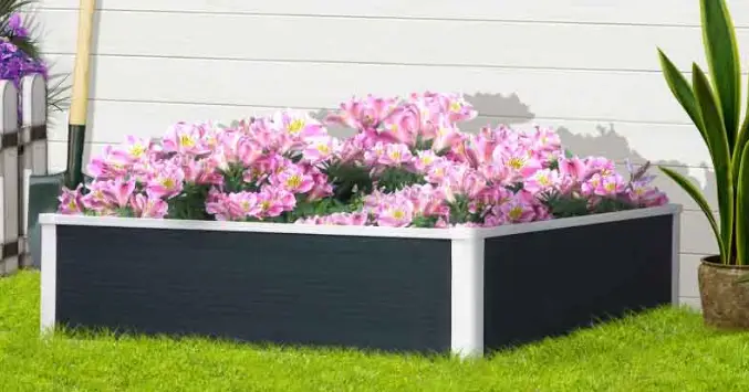 Outsunny 845-452v02 Plastic Raised Garden Planter Instruction Manual