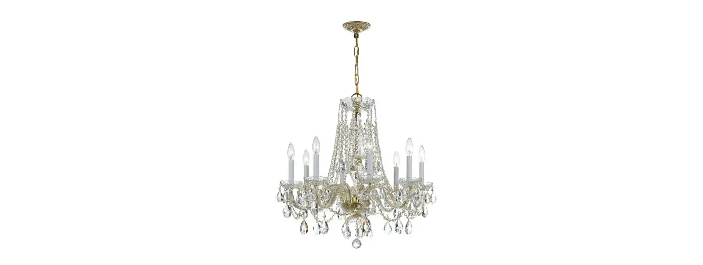 Crystorama 1138-pb-cl-mwp Traditional Crystal 8 Light Crystal Chandelier Instruction Manual Crystorama 1138-pb-cl-mwp Traditional Crystal 8 Light Crystal Chandelier Instruction Manual