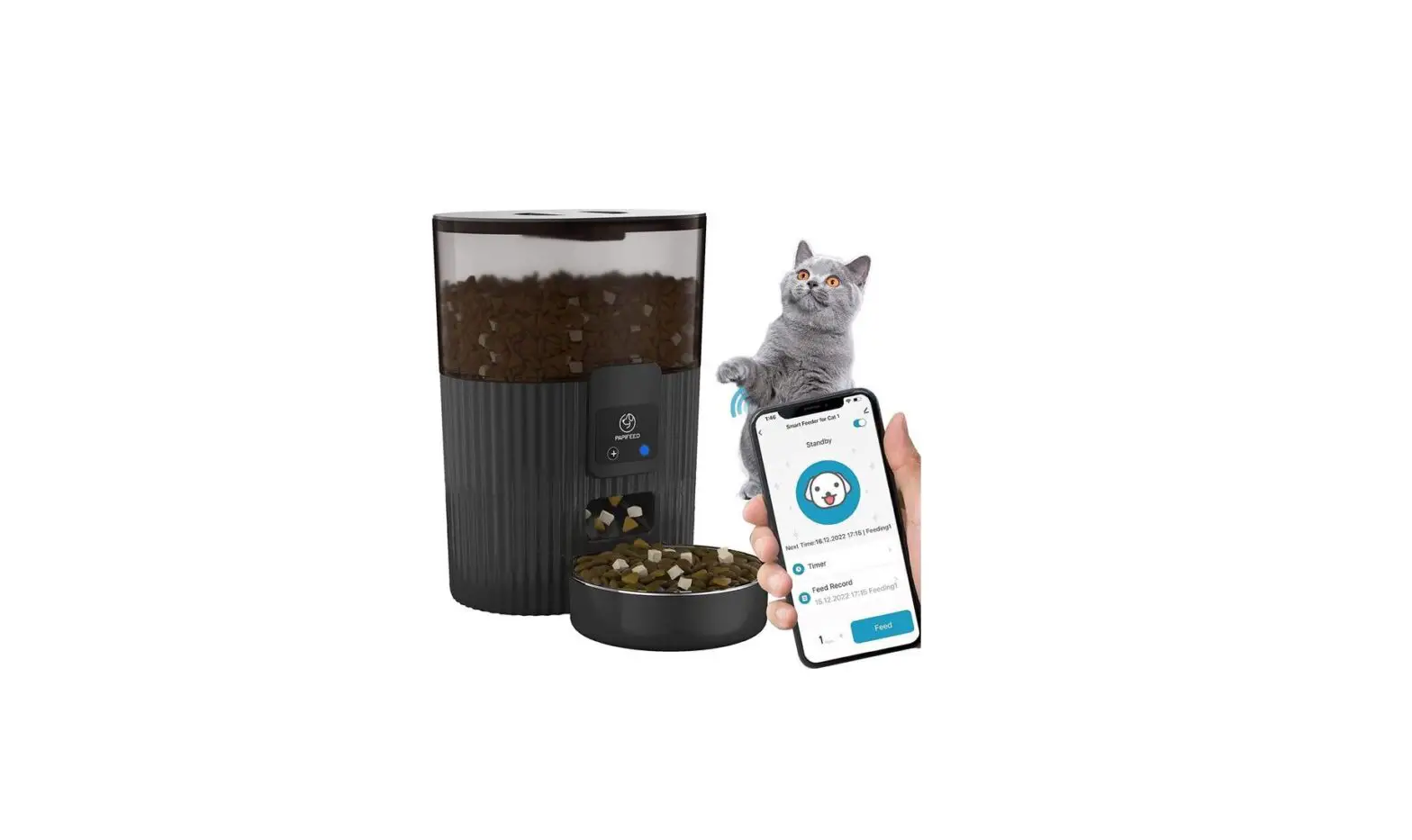 Papifeed Automatic Cat Feeder With App Control User Manual Papifeed Automatic Cat Feeder With App Control User Manual