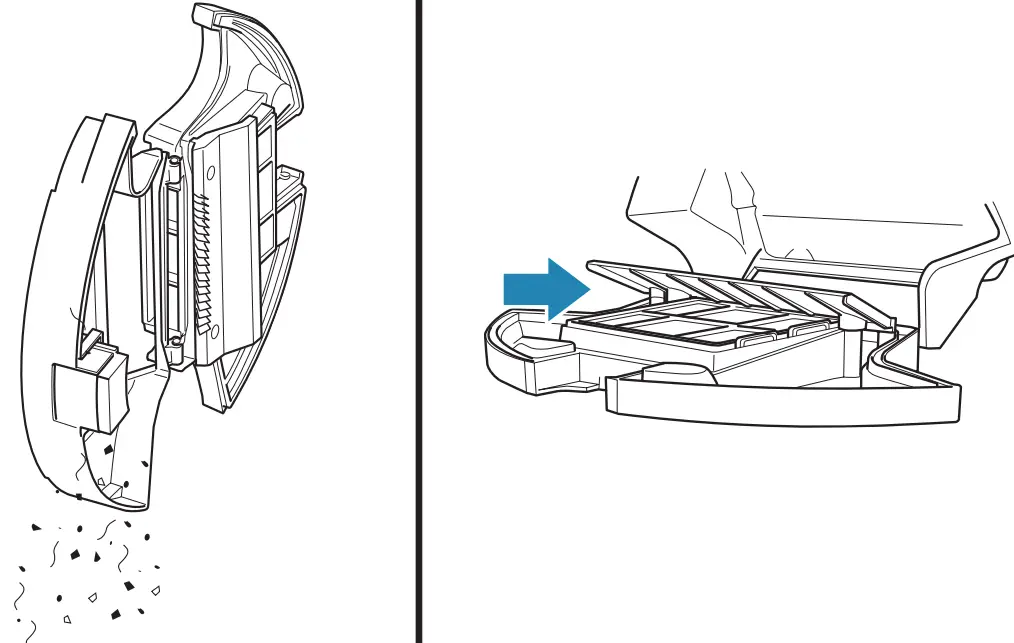 EMPTYING THE DUST BIN