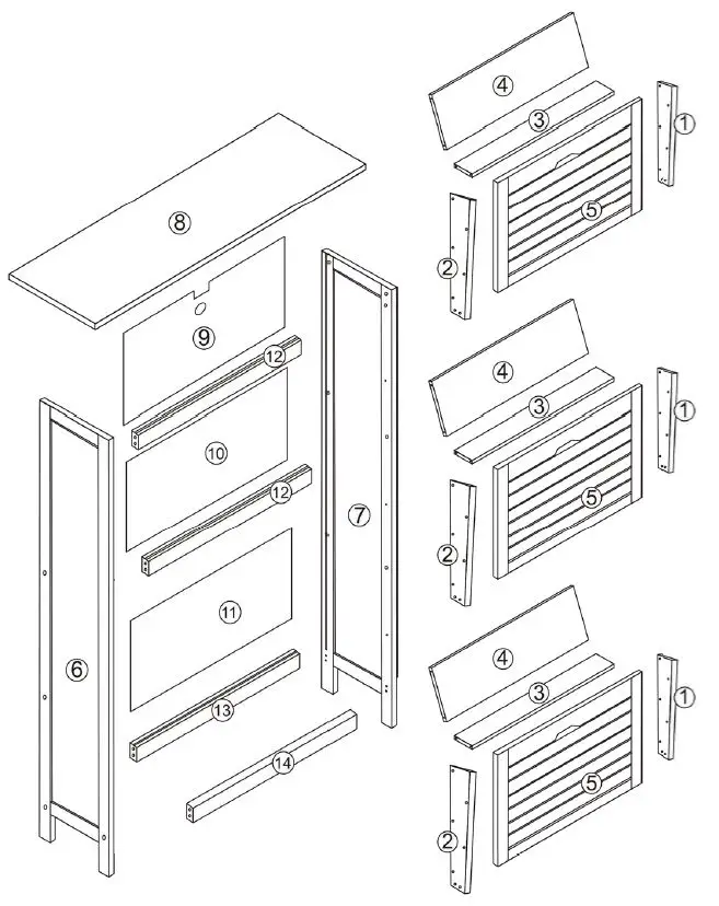 GFW-BER-3-Bergen-Three-Tier-Shoe-Cabinet-2