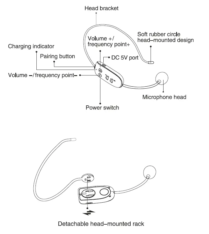 WinBridge WB-M800 Portable Voice Amplifier-fig-2