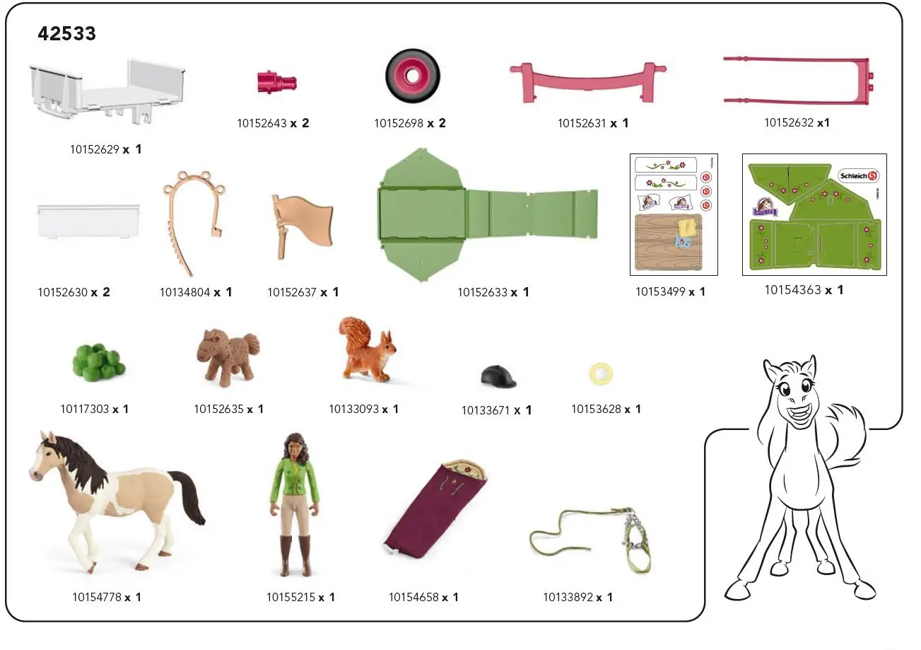 Schleich-42533-HORSE-CLUB-Sarahs-Camping-Adventure-fig-1