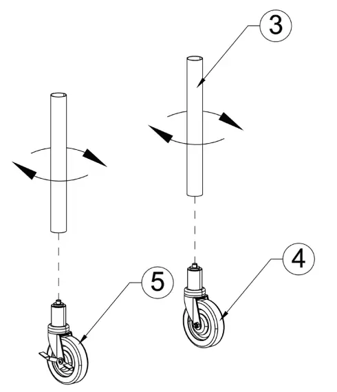 BACKYARD PRO 554BPGST2WLP Open Well Mobile Outdoor Steam Tables - STEP 1