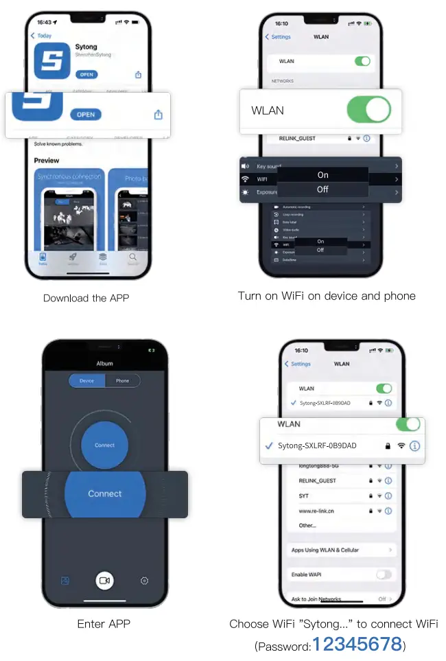 Sytong XS-LRF Series Handheld Thermal Imaging - app