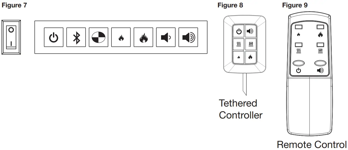Dimplex CDFI1000 PRO Optimyst Built In Electric Cassette - Tethered Controller