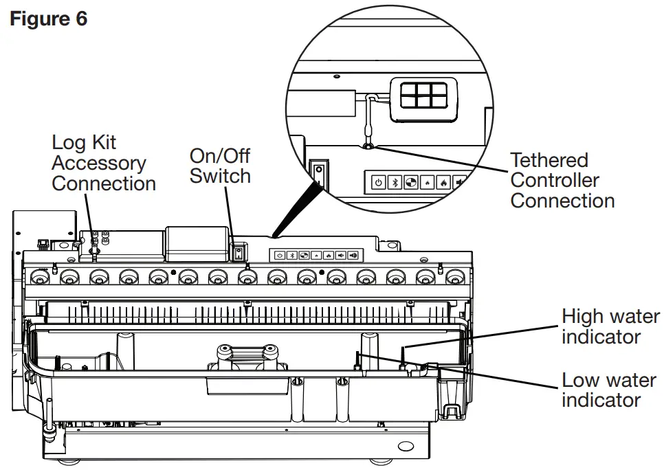 Dimplex CDFI1000 PRO Optimyst Built In Electric Cassette - accessorized