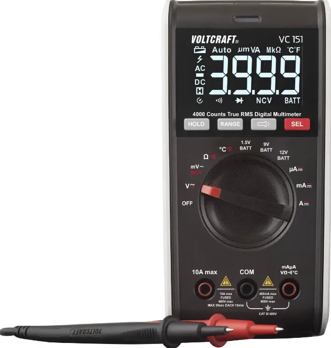 VOLTCRAFT 2446477 VC151 Digital Multimeter