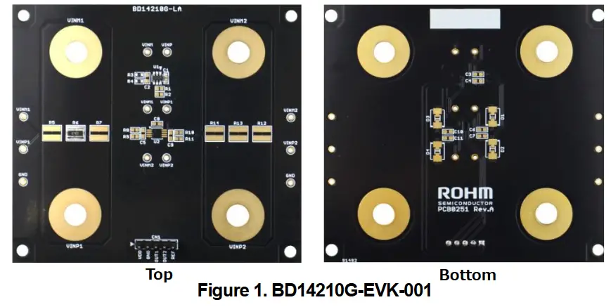 ROHM BD14210G-EVK-001 Current Sense Amplifier Evaluation Board - figure 1