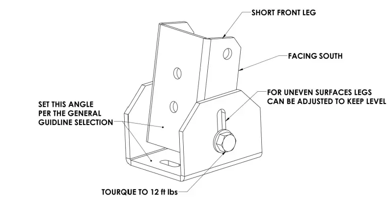 Tamarack-Solar-UNI-TL10-Tilt-Leg-Kit-fig-5