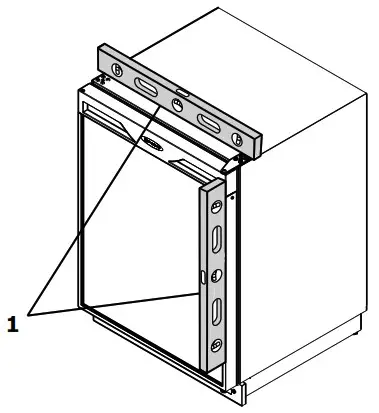 U LINE 230V Marine Series 14 Inch Stainless Solid Ice Maker - General Installation 1