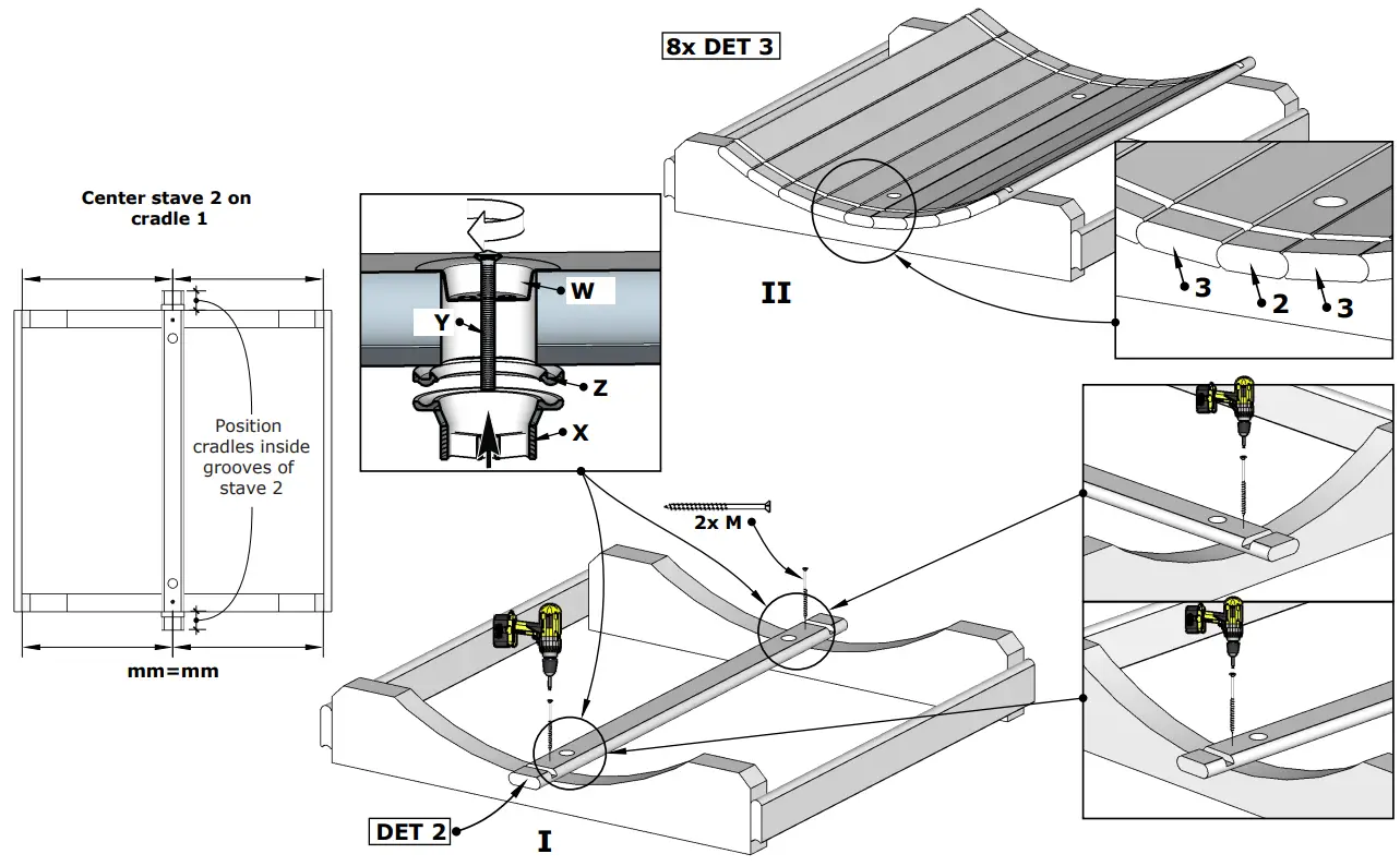 saunalife E7W Half Glass Window Ergo Series Barrel Sauna - Barrel Sauna 2