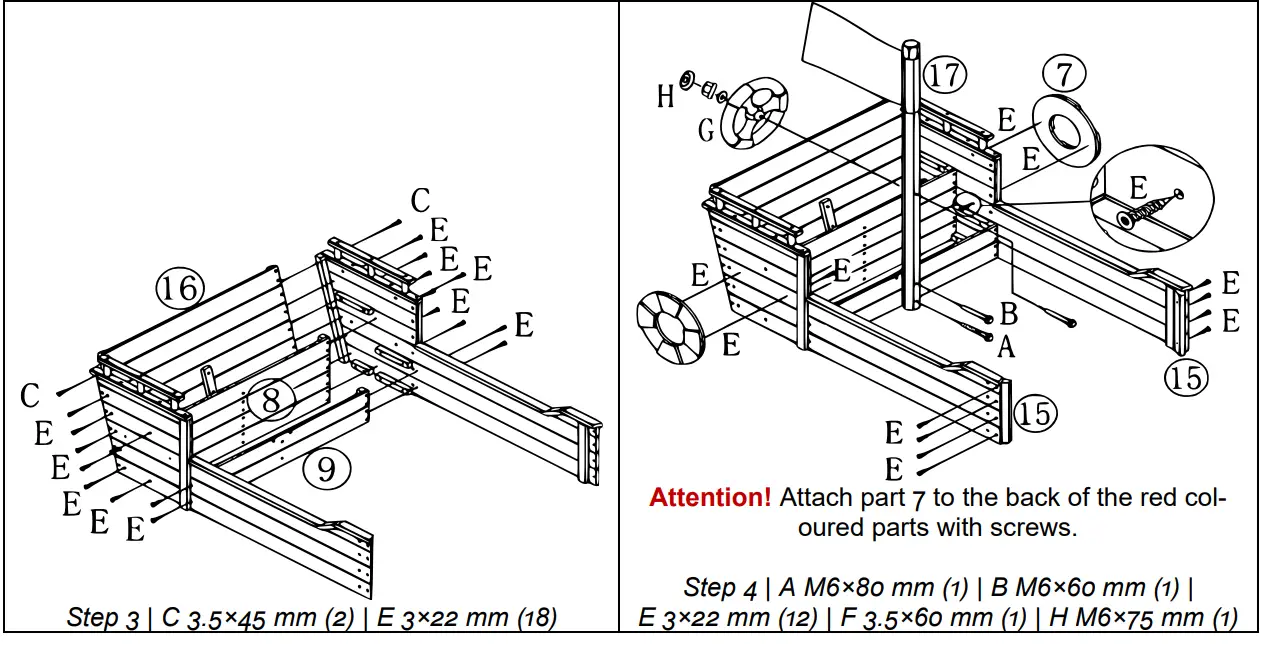 wiltec-51830-Wooden-Sandpit-Boat-with-Bench-05