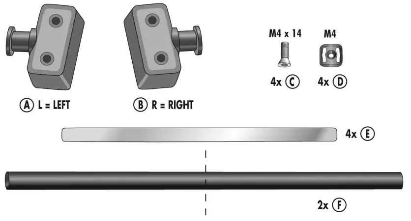 ORTLIEB WA149 Rack Seat Stay Adapter - fig 1