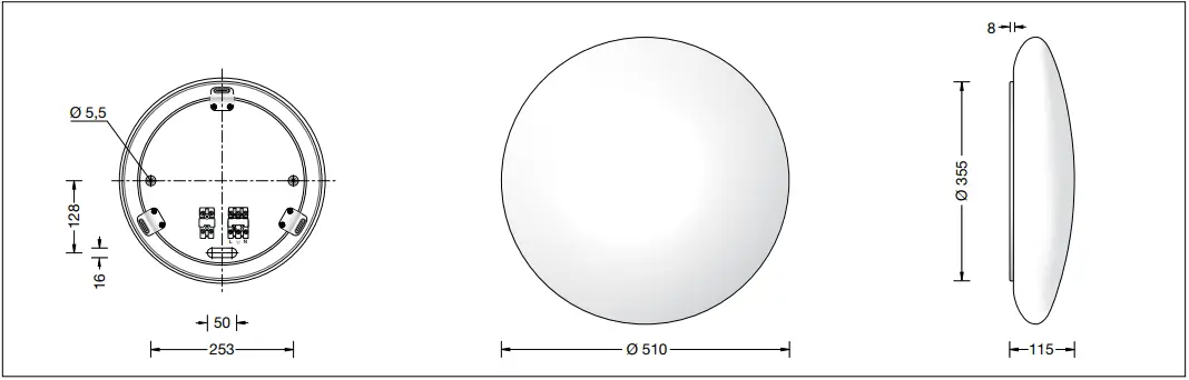 BEGA-12164-Ceiling-and-Wall-Luminaire-for-Indoor-Use-FIG-1