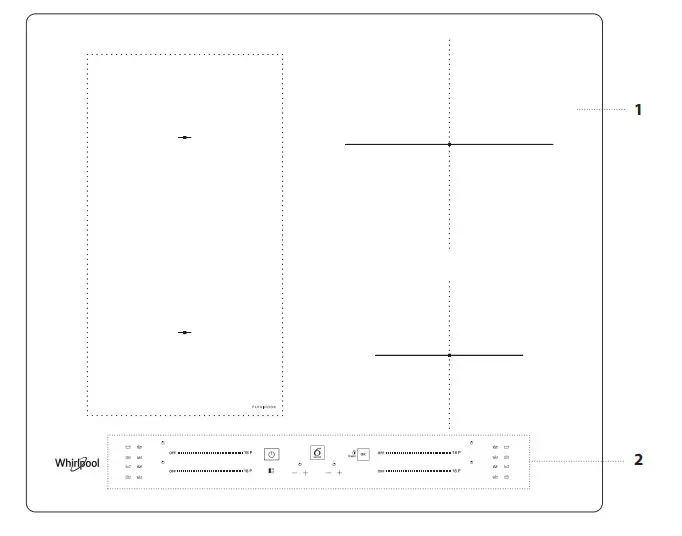 Whirlpool WL S7960 NE 60cm 4 Zones Induction Hob - DESCRIPTION