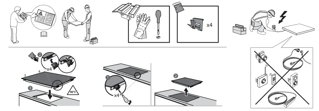 Whirlpool WL S7960 NE 60cm 4 Zones Induction Hob - install 2