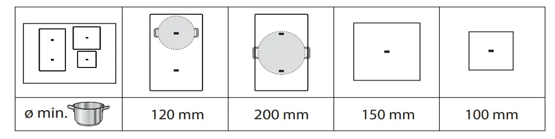 Whirlpool WL S7960 NE 60cm 4 Zones Induction Hob - meter