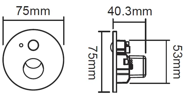 ARCCHIO-9966202-Neru-LED-Recessed-Light-Round-Silver-FIG-1
