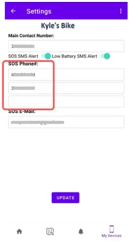 SecuLife GL320 GL Series 4G GPS Tracker - SET SOS NUMBER