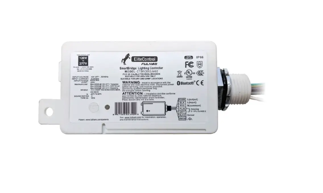 Fulham Ctbrcb02jm02 600w Lighting Controller Instructions